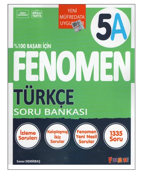 Fenomen 5.Sınıf 5A Türkçe Soru Bankası ürün görseli