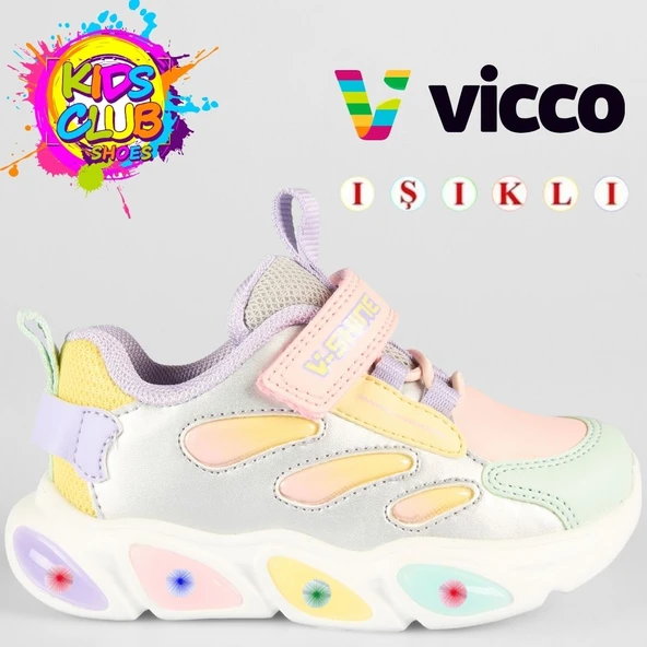 Vicco Lamb Işıklı Ortopedik Çocuk Spor Ayakkabı - Resim 6