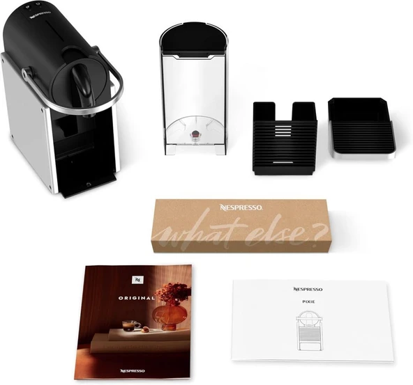 Nespresso D62 Pixie Kapsüllü Kahve Makinesi Gümüş - 10