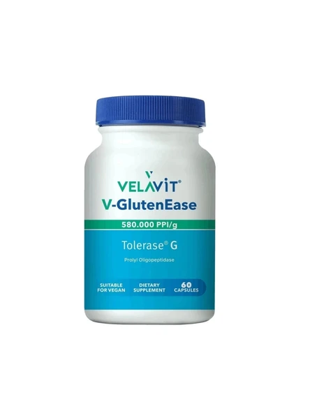 Velavit V-GlutenEase 60 kapsül ürün görseli