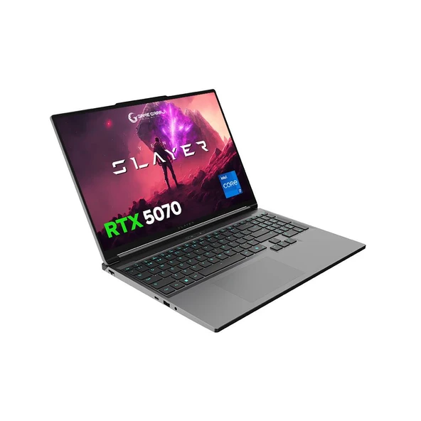 Game Garaj Slayer X7T-5070 C2 Intel Core i7 14650HX 32GB RAM 1TB SSD RTX5070 16" QHD+ 180Hz IPS FreeDOS Oyuncu Laptop - 2