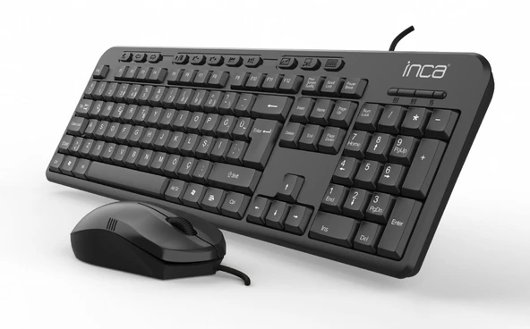 Inca IMK-375T Kablolu Q Klavye Mouse Set - 1
