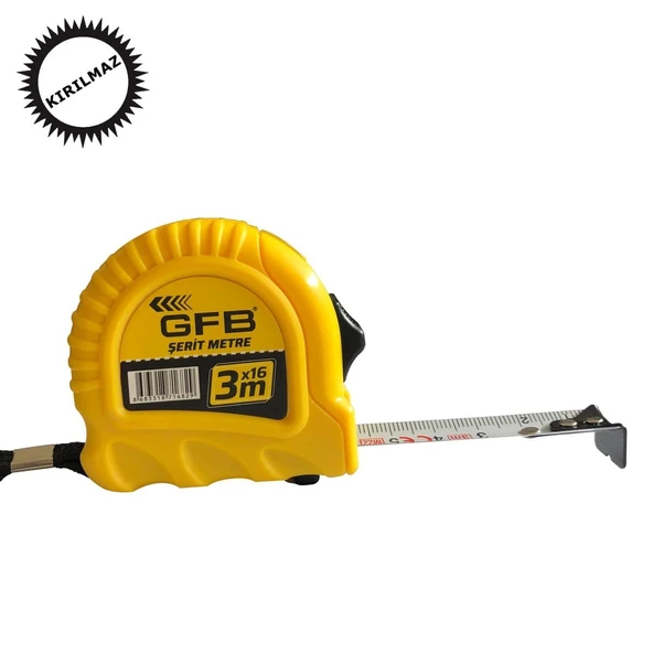 Gfb Çelik Şerit Metre 3 Mt 16 Mm - Resim 2