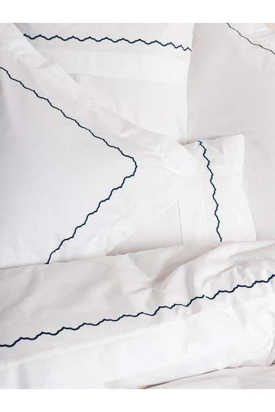 Classic Çift Kişilik Nevresim Takımı Josina Beyaz - Resim 2