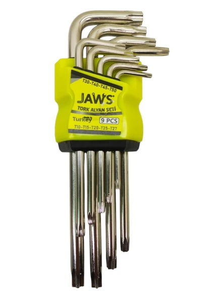 Nalburkent Jaws Tork Alyan Seti Takımı 9 Parça Profesyonel Yerli Üretim JAS150