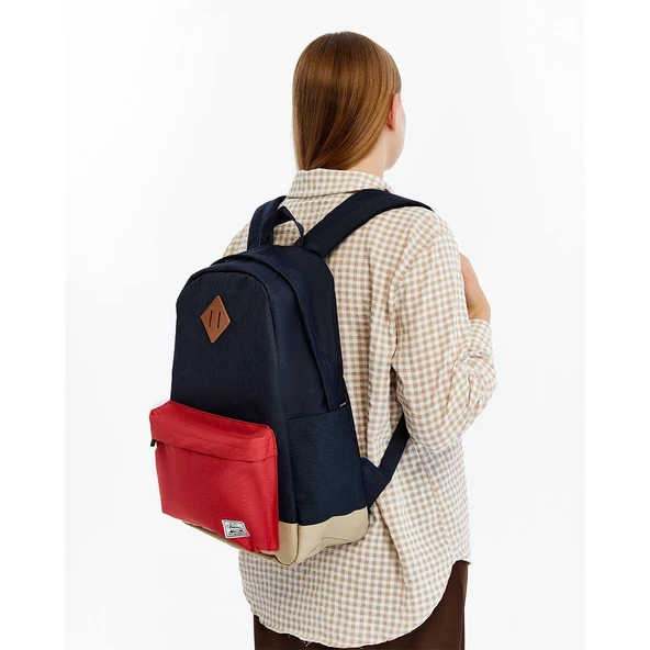 FreeCamp DayPack Limited Sırt Çantası-LACİVERT-KIRMIZI - 3