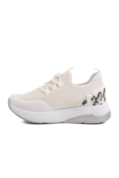 Ayakmod Beyaz Anorak Bağcıklı Kadın Sneaker 702417 Z - 2