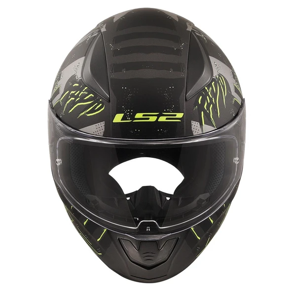 LS2 RAPID 2 PIRATES TITANIUM KASK - Resim 3