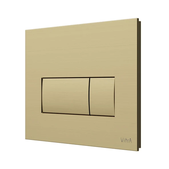 VitrA Root Square 740-2325 Kumanda Paneli, Fırçalı Altın - Resim 2