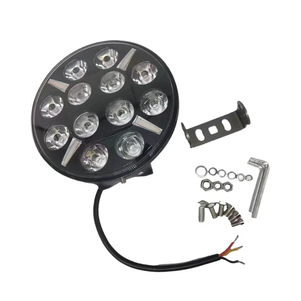 Offroad sis lambası 22 x 22 x 5.2cm beyaz-amber gündüz ledli adet  /  LASS376 - Resim 2