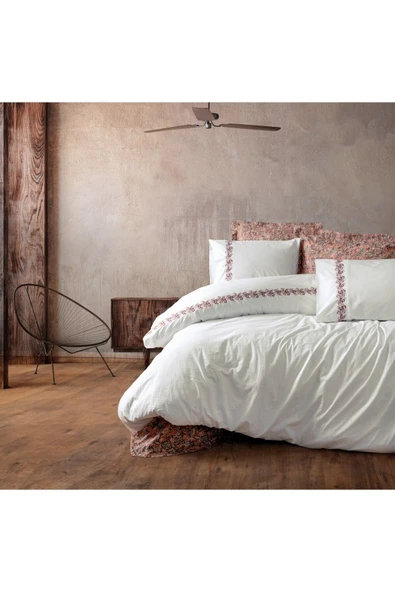 Majestic Çift Kişilik Nevresim Takımı Voyager Pembe ürün görseli