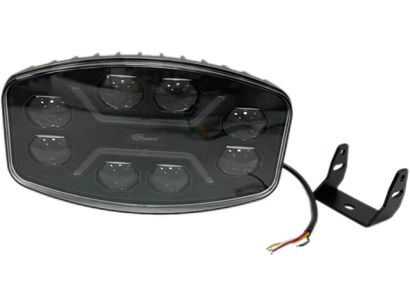 Offroad sis lambası 24.6 x 14 x 8.8cm beyaz-sarı gündüz ledli 12-36v adet / LASS362 - Resim 3