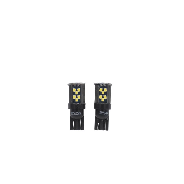 Dekoratif led ampul T10 -33SMD canbus 12-24V buz mavi/ LAAM140 - 1