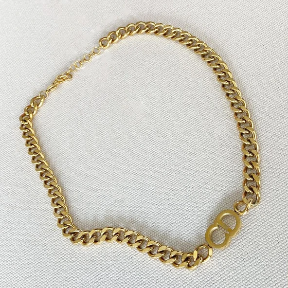 CD Gurmet Gold Çelik Kolye - Resim 3