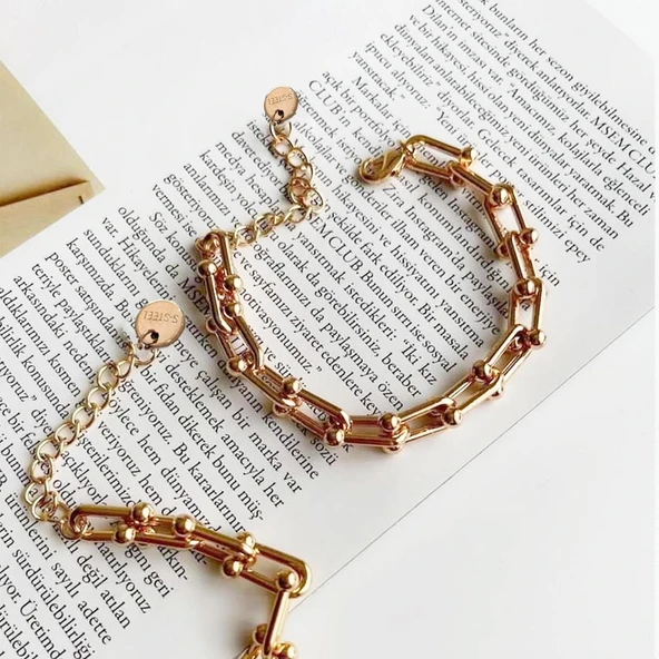 Tfny Rose Gold Çelik Bileklik ürün görseli 1