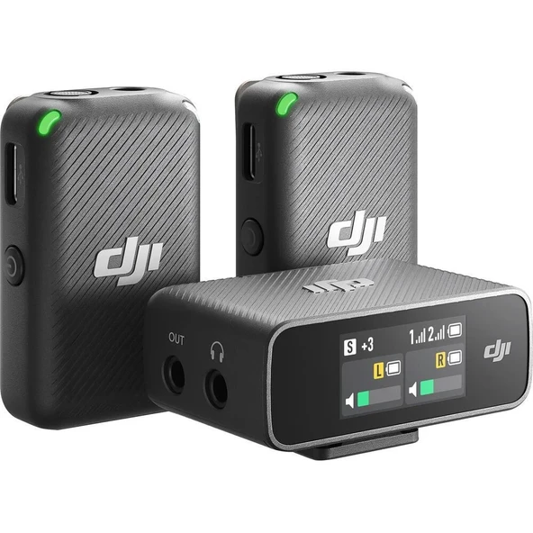 DJI Mic Wireless 2 Kişilik Mikrofon Kiti - 1