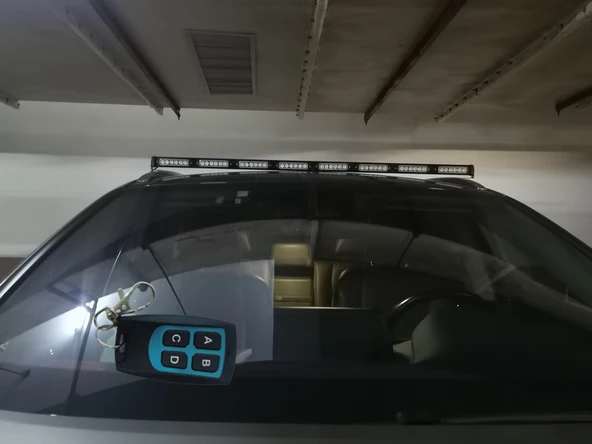 17 fonksiyonlu çakar lamba 120cm kırmızı-mavi 12-30v / LAPA208 - Resim 3