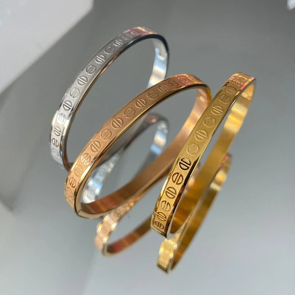 Üç Renkli Üçlü Çelik Kelepçe - Resim 2