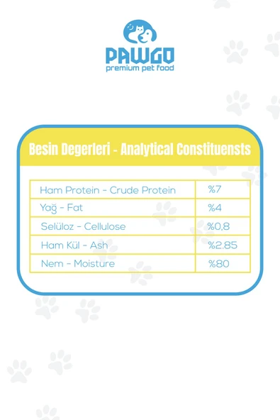 Pawgo Liver Legend | Ciğerli | 400g X 12 | Parça Etli | Kedi Yaş Mama - 4