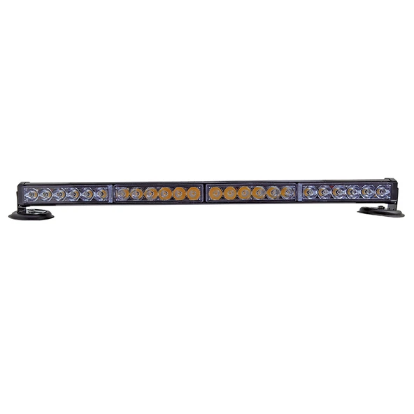 4'lü tepe çakar lamba mıknatıslı vantuzlu 21 fonksiyonlu 24 ledli kırmızı mavi-beyaz beyaz 60cm  kumandalı adet / LAPA118-1 - Resim 2