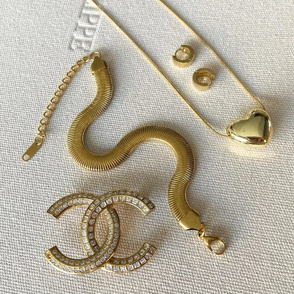 İtalyan Kalp Çelik Kombin Set ürün görseli