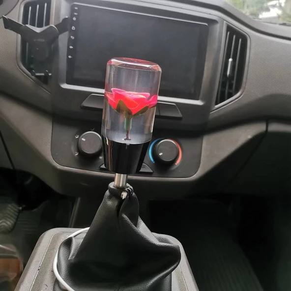 Vites topuzu kırmızı çiçek görünümlü 10 cm / ICVI219 ürün görseli 1