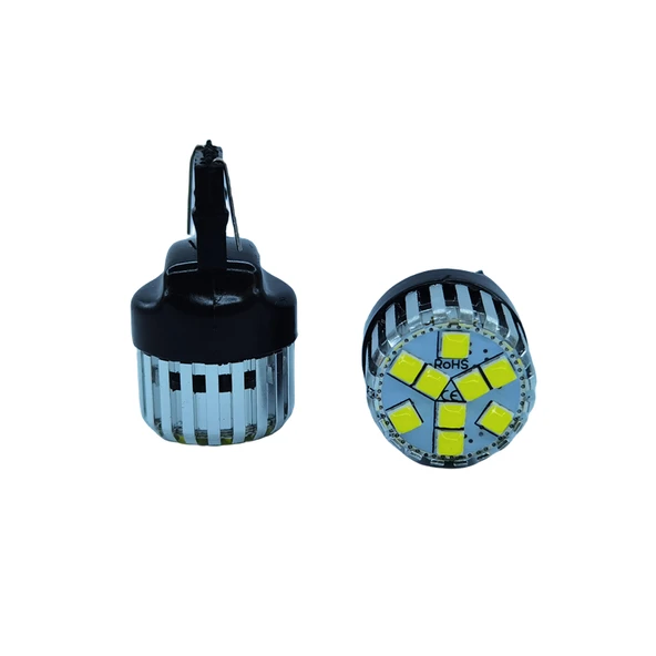 T20 Dekoratif led ampul çift duy beyaz 12V 4W canbus / LAAM950 - 1