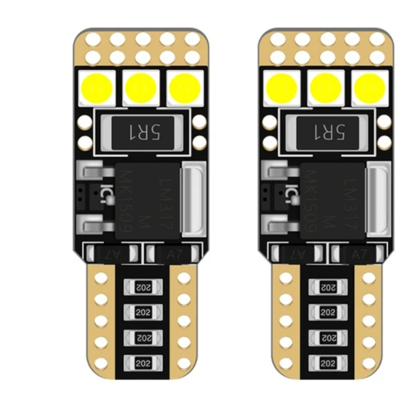 T10 Dekoratif led ampul buz mavi 12V 4W canbus / LAAM953-2 - 1