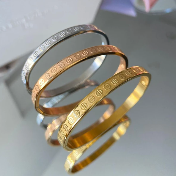 Üç Renkli Üçlü Çelik Kelepçe - Resim 4