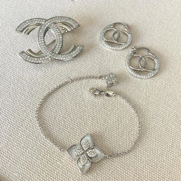 Yonca Çelik Bileklik Kombin Set ürün görseli