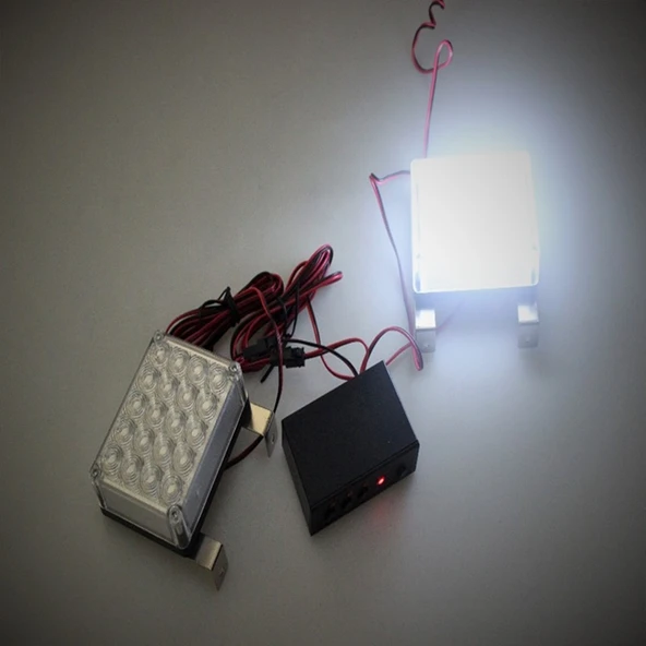 Flaşlı İkaz Lambası 40 Led (Beyaz) / LAPA16-1 ürün görseli 1
