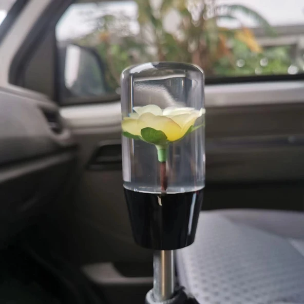 Vites topuzu sarı çiçek görünümlü 10 cm / ICVI215 ürün görseli 1