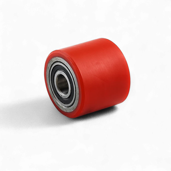 70x60x20 mm Transpalet Tekeri RPR Rulmanlı Bilyalı Kırmızı Tekerlek Palet Taşıma Arabası Tekeri - Resim 4