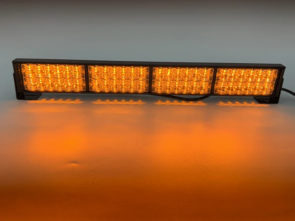 21 fonksiyonlu çakar lamba 46cm sarı-sarı 12-30v / LAPA205-1 - Resim 2