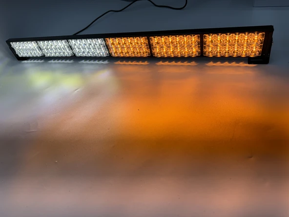 21 fonksiyonlu çakar lamba 68cm sarı-beyaz 12-30v / LAPA207 - Resim 2