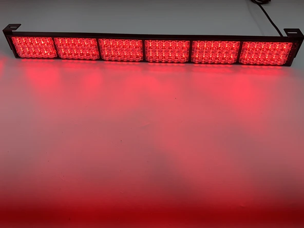 21 fonksiyonlu çakar lamba 68cm kırmızı-kırmızı 12-30v / LAPA206 - Resim 2