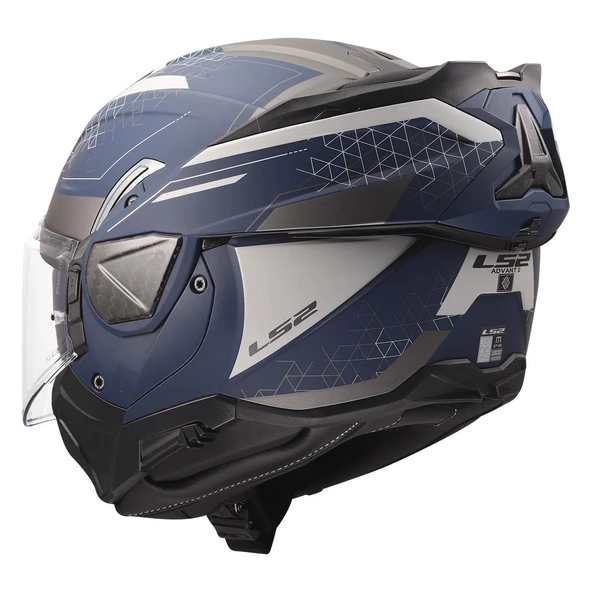 LS2 ADVANT 2 ASTRAL MAT MAVİ KASK - Resim 6
