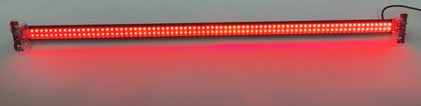 17 fonksiyonlu iç-dış kullanımlı çakar lamba 104cm kırmızı-kırmızı 12-30v / LAPA203 - Resim 2