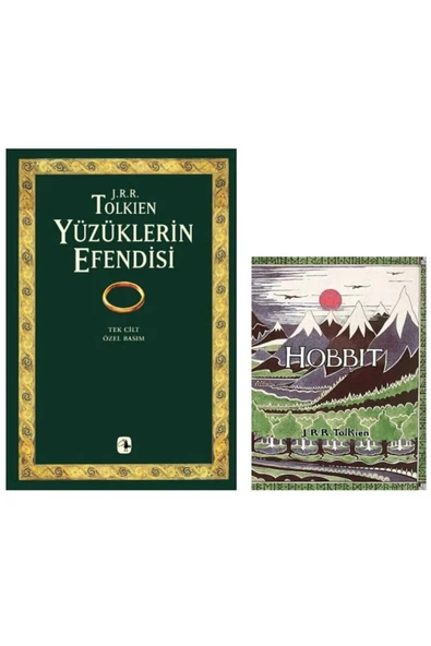 Yüzüklerin Efendisi Tek Cilt Özel Basım + Hobbit Özel Cilti Basım / J.r.r. Tolkien 2 Kitap Set ürün görseli