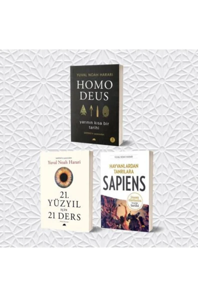 Sapiens- Homo Deus - 21.yüzyıl Için 21 Ders / Yuval Noah Harari Seti -3 Kitap ürün görseli