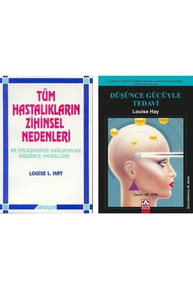 Tüm Hastalıkların Zihinsel Nedenleri  Düşünce Gücüyle Tedavi  2 Kitap Set ürün görseli