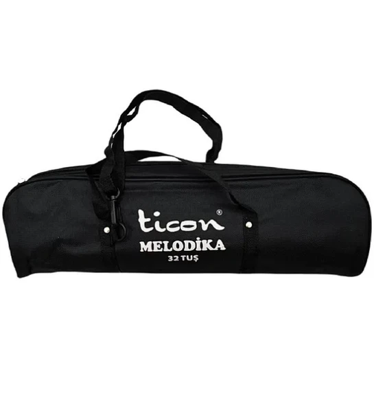 32 Tuşlu Bez Çanta Melodika Siyah - 3