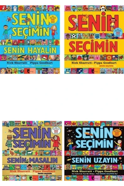 Senin Seçimin Senin Hayalin - Senin Seçimin - Senin Seçimin Senin Uzayın- Pippa Goodhart 4 Kitap Set ürün görseli