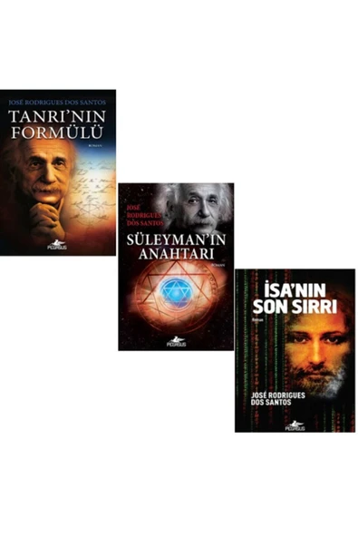 Tanrı'nın Formülü - Süleyman'ın Anahtarı - Isa'nın Son Sırrı / 3 Kitap Set - Dos Santos ürün görseli