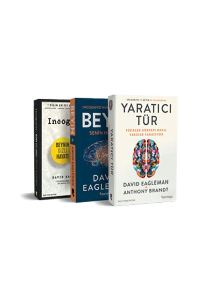 David Eagleman 3 Kitap Seti (beyin , Incognito, Yaratıcı Tür) ürün görseli