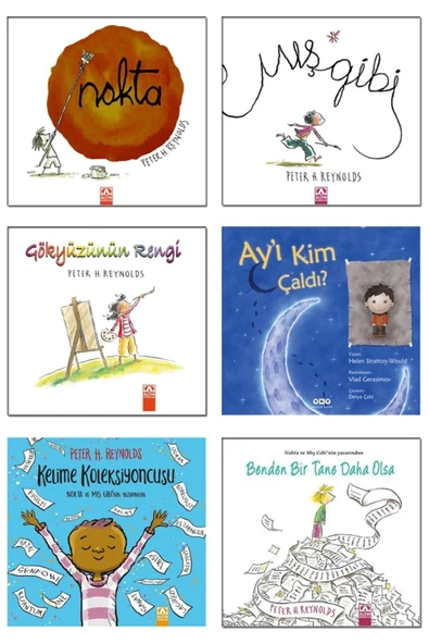 Ayı Kim Çaldı + Nokta + Mış Gibi + Kelime Kolleksi. + Gökyüzünün Rengi + Benden Bir Tane Daha Olsa ürün görseli