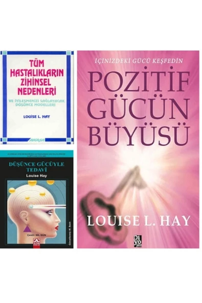 Set- Düşünce Gücüyle Tedavi - Pozitif Gücün Büyüsü - Tüm Hastalıkların Zihinsel Nedenleri ürün görseli