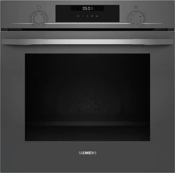 Siemens HU717ABN0T Ankastre Fırın Buhar Destekli Gri