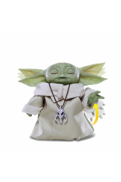 The Child Animatronic Baby Yoda 18 Cm F1119 - Resim 3