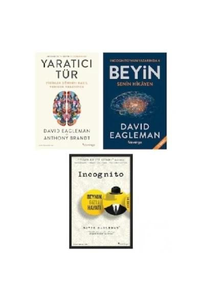 Beyin Senin Hikayen - Incognito Beynin Gizli Hayatı - Yaratıcı Tür / 3 Kitap Set /david Eagleman / - 1